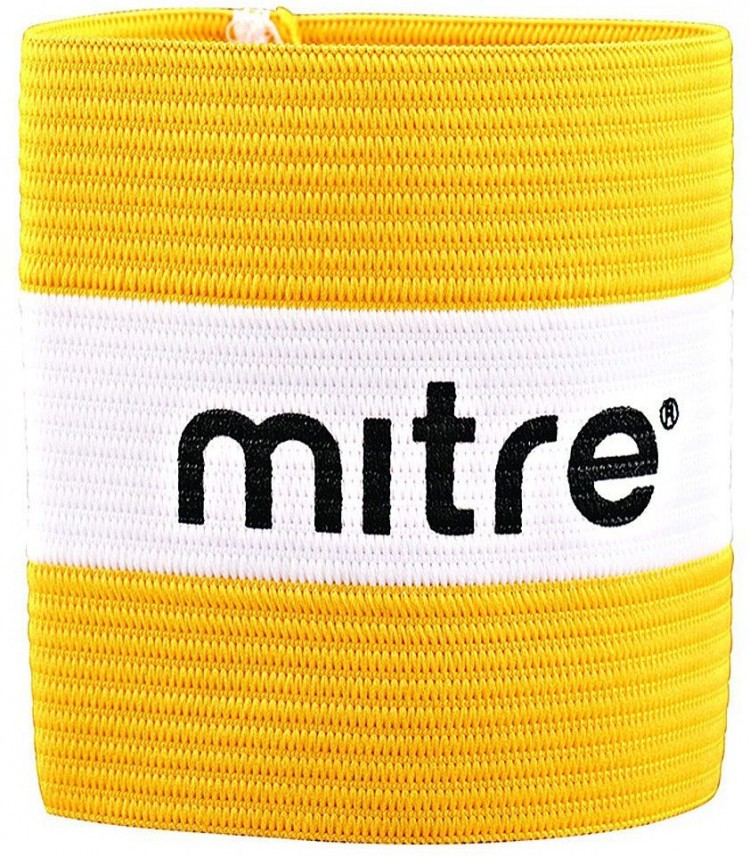 Капитанская повязка "Mitre", желтая Капитанская повязка "Mitre", желтая