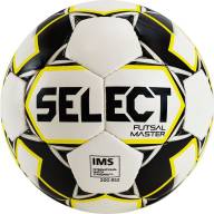 Мяч футзальный SELECT FUTSAL MASTER 852508-051 бел/черн/желт, размер 4, IMS - Мяч футзальный SELECT FUTSAL MASTER 852508-051 бел/черн/желт, размер 4, IMS