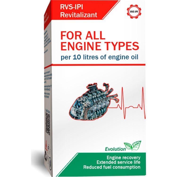 Ревитализант РВС-ИПИ Evolution для всех типов двигателей (2 ампулы) на 10 литров масла