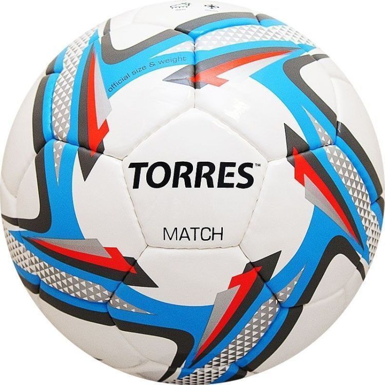 Мяч футбольный TORRES MATCH (р-р: 4) (артикул: F31824)