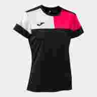 Футболка JOMA CAMISETA MANGA CORTA CREW V NEGRO ROSA - Футболка JOMA CAMISETA MANGA CORTA CREW V NEGRO ROSA
