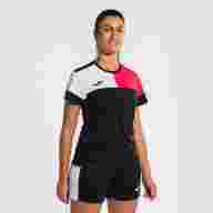 Футболка JOMA CAMISETA MANGA CORTA CREW V NEGRO ROSA - Футболка JOMA CAMISETA MANGA CORTA CREW V NEGRO ROSA