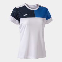 Футболка JOMA CAMISETA MANGA CORTA CREW V BLANCO ROYAL